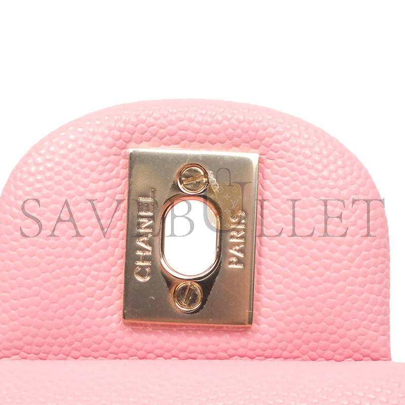 CHANEL CAVIAR QUILTED SMALL DOUBLE FLAP 1400535 (23*13*6cm)