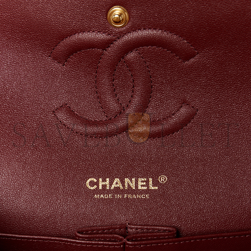 CHANEL CAVIAR QUILTED MEDIUM DOUBLE FLAP 1635335 (25*15*7cm)