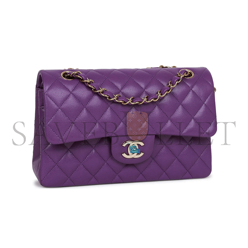 CHANEL CAVIAR QUILTED SMALL DOUBLE FLAP 1200354 (23*13*6cm)