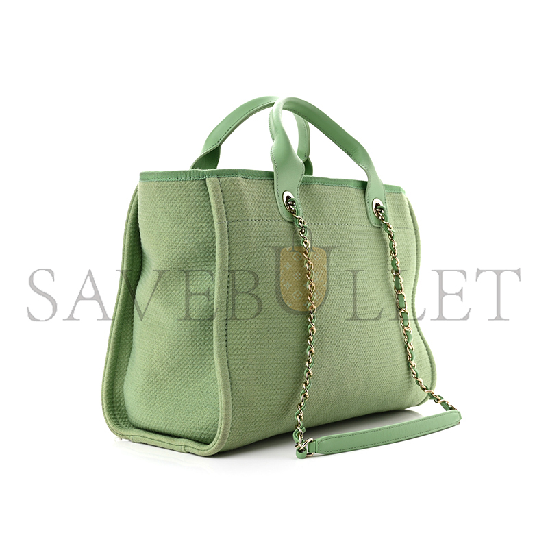 CHANEL MIXED FIBERS SMALL DEAUVILLE TOTE 1218564 (34*26*17cm)