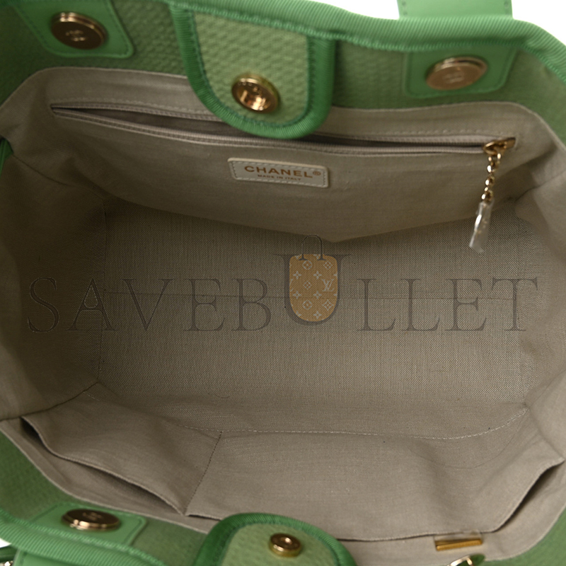 CHANEL MIXED FIBERS SMALL DEAUVILLE TOTE 1218564 (34*26*17cm)