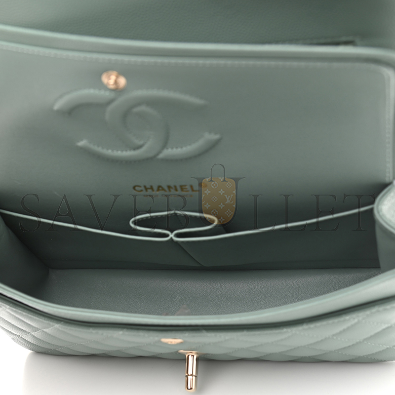 CHANEL CAVIAR QUILTED MEDIUM DOUBLE FLAP 1023152 (25*15*7cm)