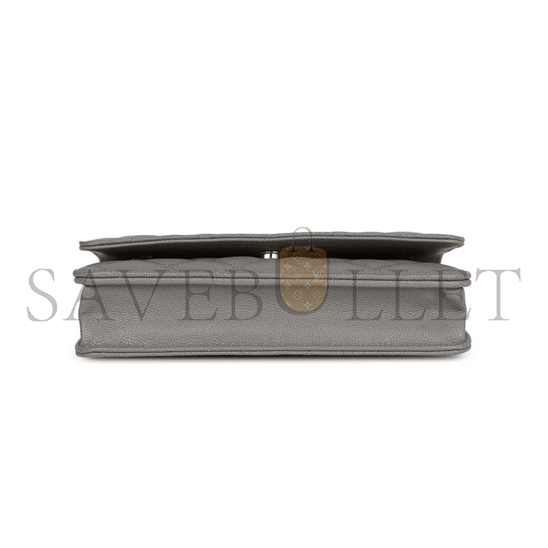 CHANEL CAVIAR QUILTED WALLET ON CHAIN WOC 1803779 (19*13*4cm)