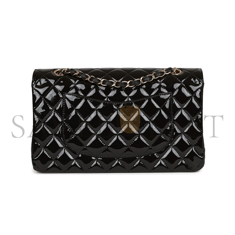 CHANEL PATENT CALFSKIN QUILTED MEDIUM CLASSIC FLAP 1300265 (25*15*7cm)