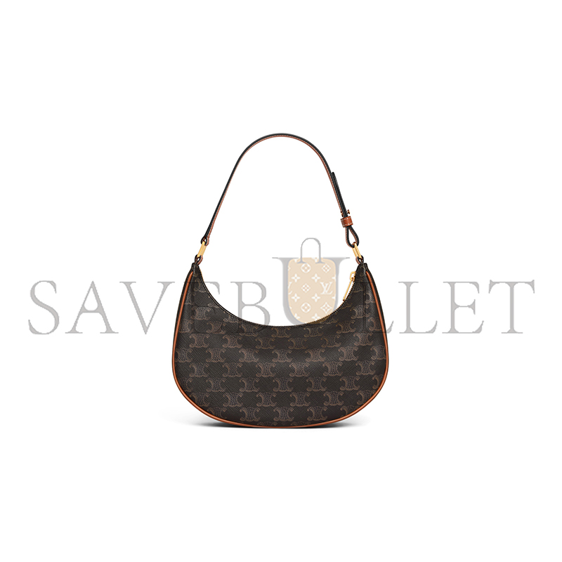 CELINE AVA BAG IN TRIOMPHE CANVAS AND CALFSKIN 193952BZJ.04LU (23*14*7cm)