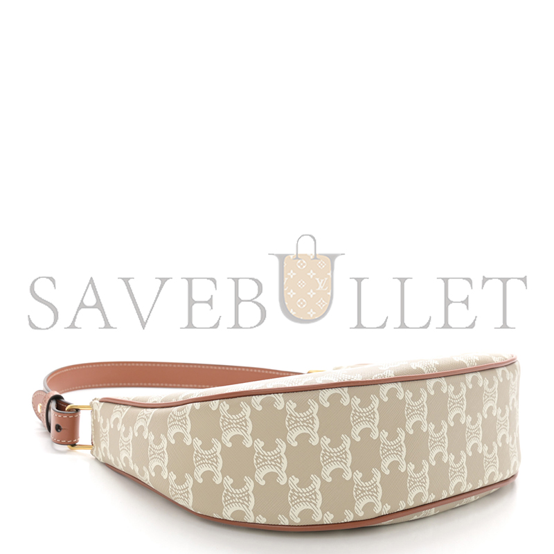 CELINE AVA BAG IN TRIOMPHE CANVAS AND CALFSKIN 193952BZJ.04LV (23*14*7cm)