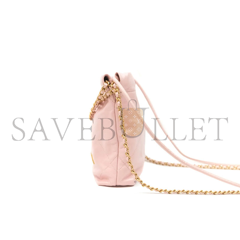 CHANEL 22 MINI HANDBAG AS3980 B08037 NN267 (20*19*6cm)