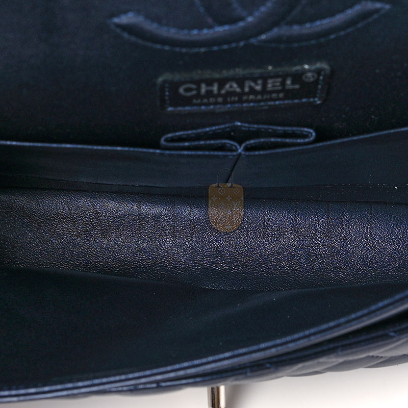 CHANEL IRIDESCENT CALFSKIN QUILTED MEDIUM DOUBLE FLAP 1165123 (25*15*6cm)