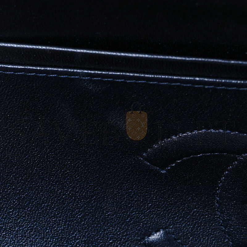 CHANEL IRIDESCENT CALFSKIN QUILTED MEDIUM DOUBLE FLAP 1165123 (25*15*6cm)