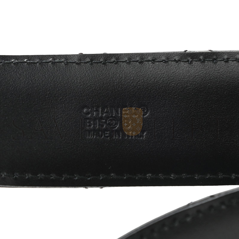 CHANEL CALFSKIN QUILTED CC CHAIN BELT 1007031