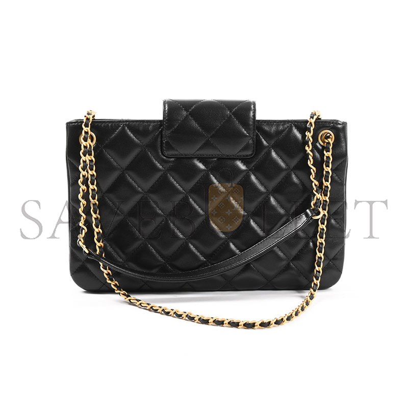 CHANEL 24C BIG LOGO SHOULDER BAG AS4603 (26.5*16.5*5cm)