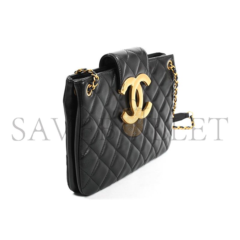 CHANEL 24C BIG LOGO SHOULDER BAG AS4603 (26.5*16.5*5cm)
