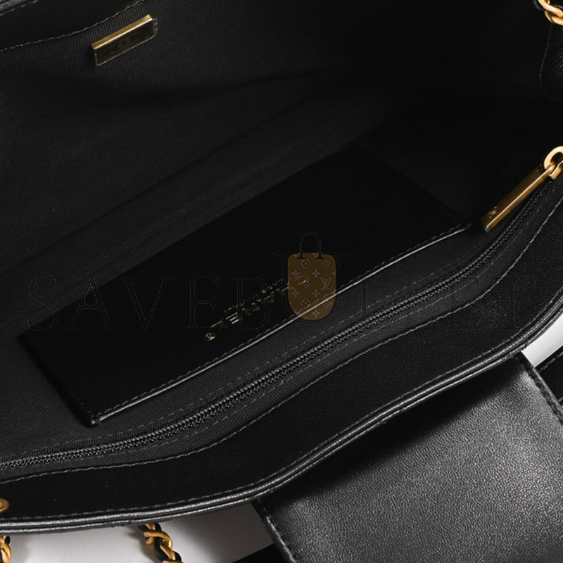 CHANEL 24C BIG LOGO SHOULDER BAG AS4603 (26.5*16.5*5cm)