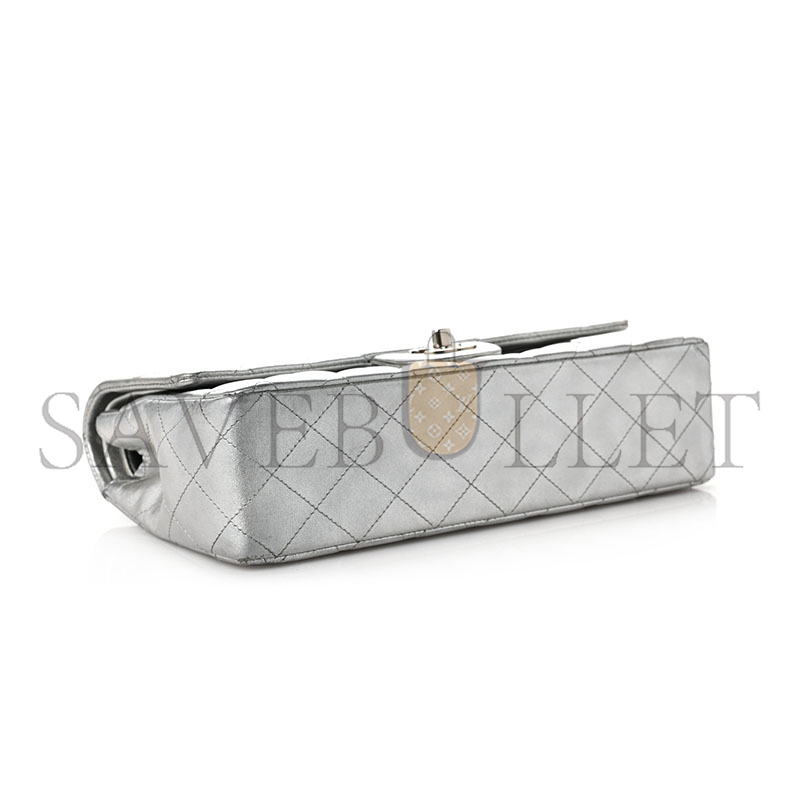 CHANEL METALLIC MEDIUM DOUBLE FLAP 1109300 (25*15*6cm)