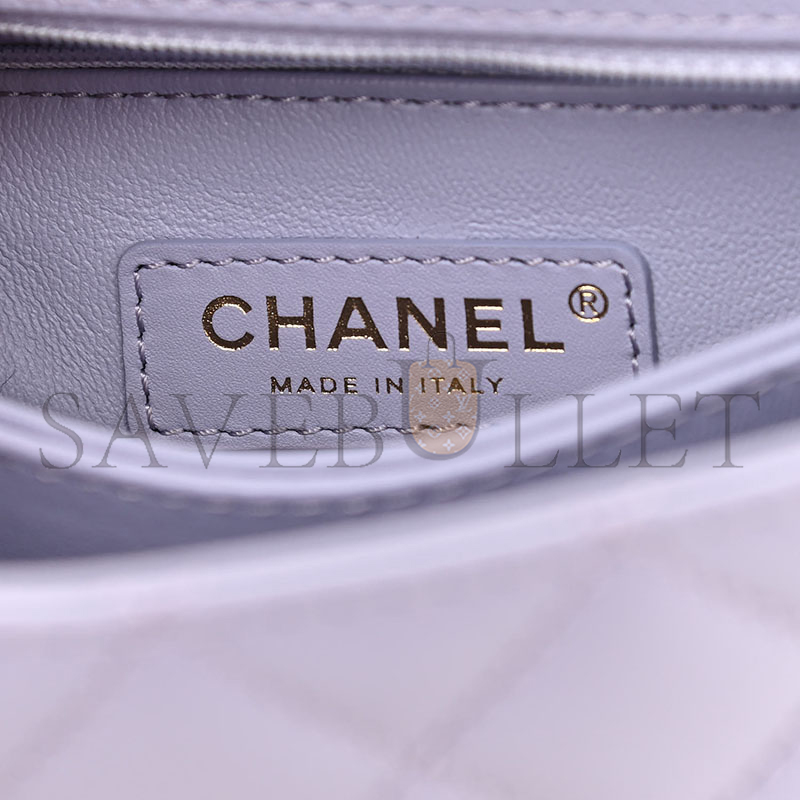 CHANEL CAVIAR QUILTED MINI COCO HANDLE FLAP 1000665 (23*14*9cm)