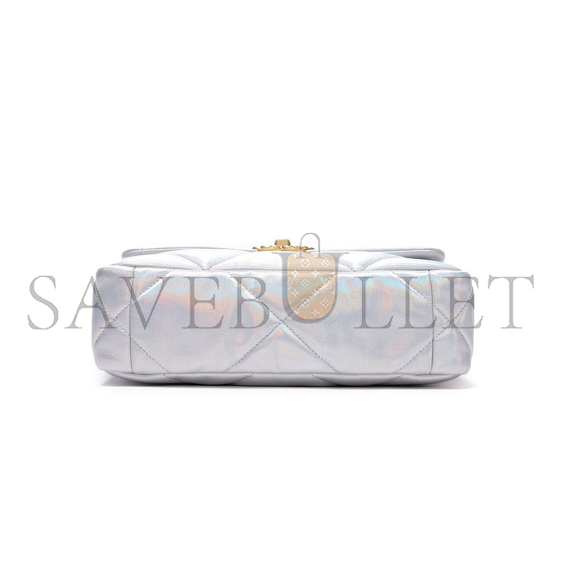 CHANEL IRIDESCENT MEDIUM 19 FLAP 1352641 (26*17*8cm)