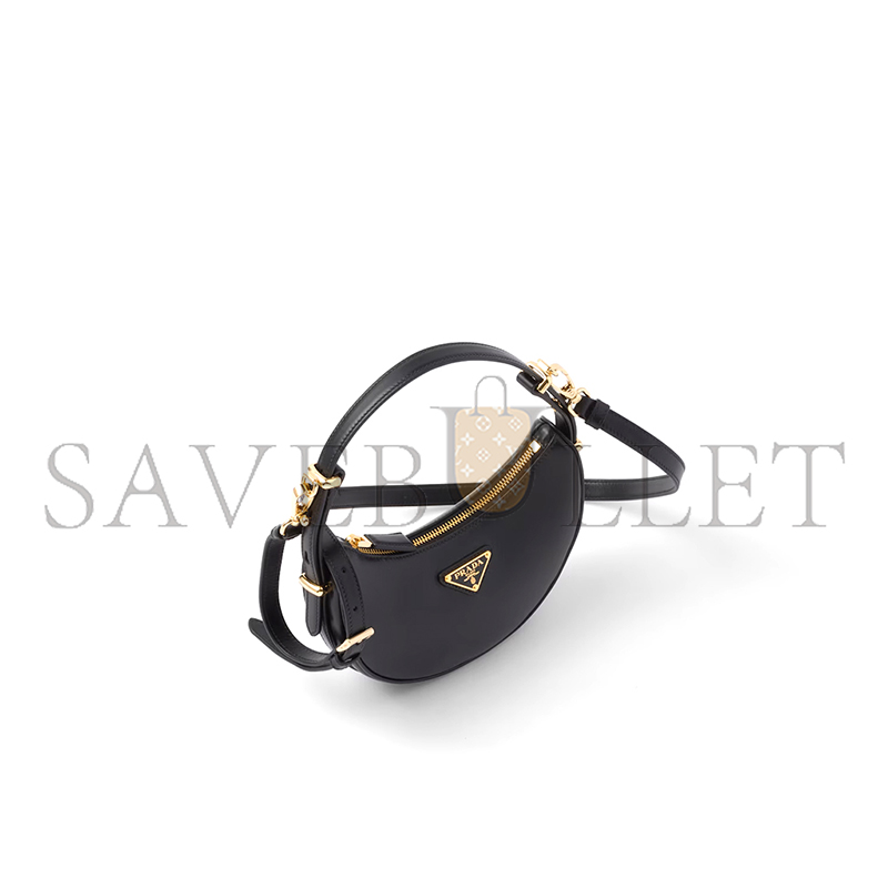 PRADA ARQUÉ LEATHER MINI SHOULDER BAG 1BC199 (18*16*5cm) 