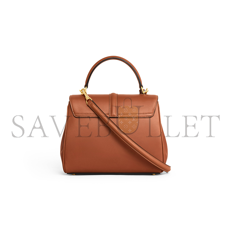 CELINE SMALL 16 BAG IN SATINATED CALFSKIN 188003BF9.03TN (23*19*10.5cm)