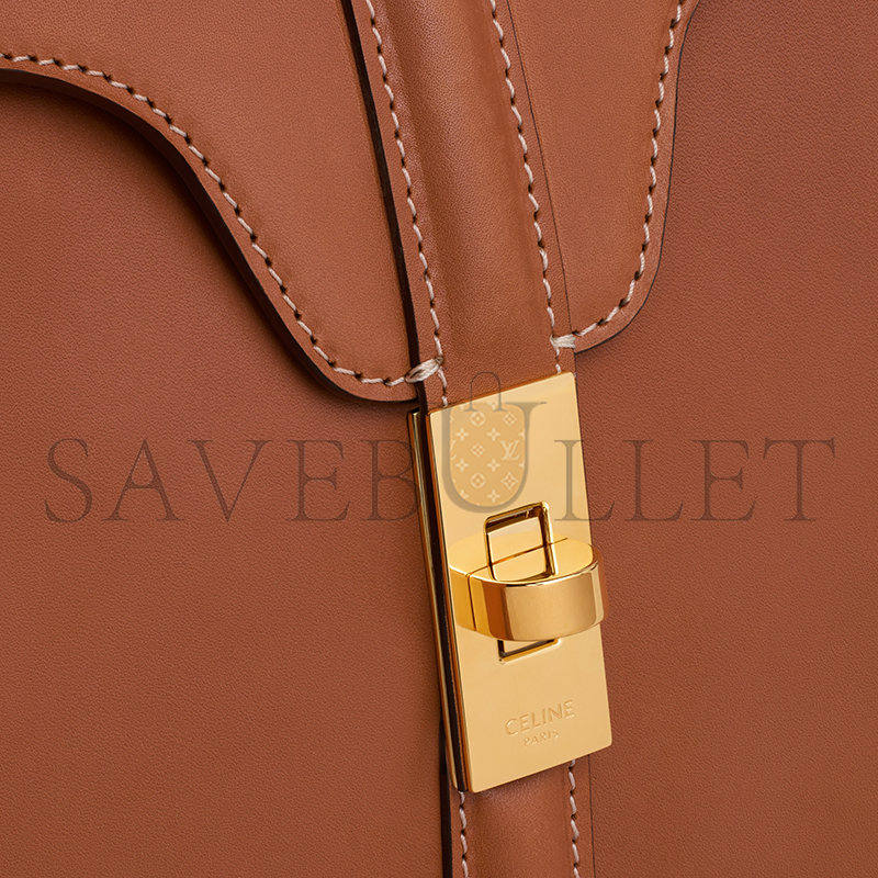 CELINE SMALL 16 BAG IN SATINATED CALFSKIN 188003BF9.03TN (23*19*10.5cm)