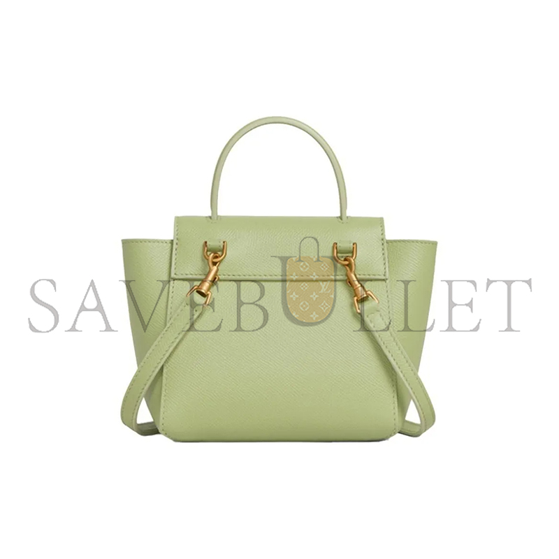 CELINE PICO BELT TOTE IN GRAINED COWHIDE LEATHER 194263ZVA.31SA (21*16*8cm)