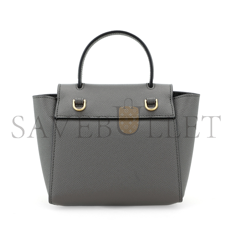 CELINE PICO BELT TOTE IN GRAINED COWHIDE LEATHER 194263ZVA.10DC (21*16*8cm)