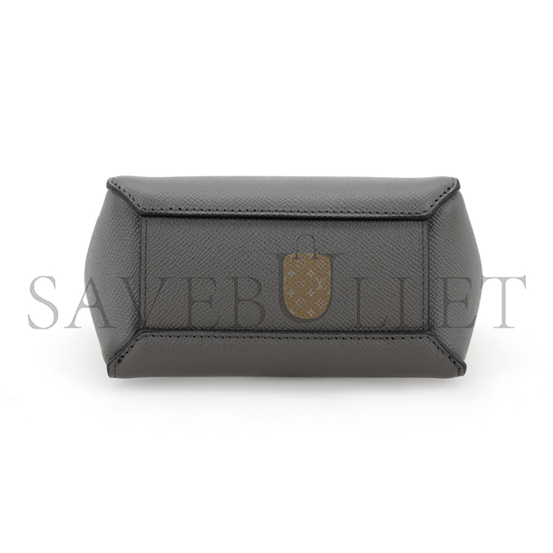 CELINE PICO BELT TOTE IN GRAINED COWHIDE LEATHER 194263ZVA.10DC (21*16*8cm)