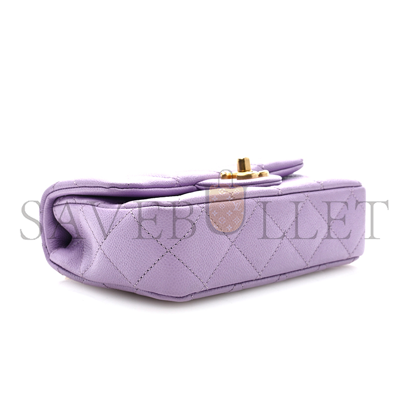 CHANEL MASTER CAVIAR QUILTED MINI SWEETHEART FLAP AS3829 (19*13*5cm)
