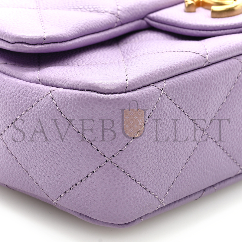 CHANEL MASTER CAVIAR QUILTED MINI SWEETHEART FLAP AS3829 (19*13*5cm)