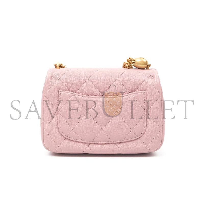 CHANEL MASTER CAVIAR QUILTED MINI SWEETHEART FLAP AS4040 (19*13*5cm)