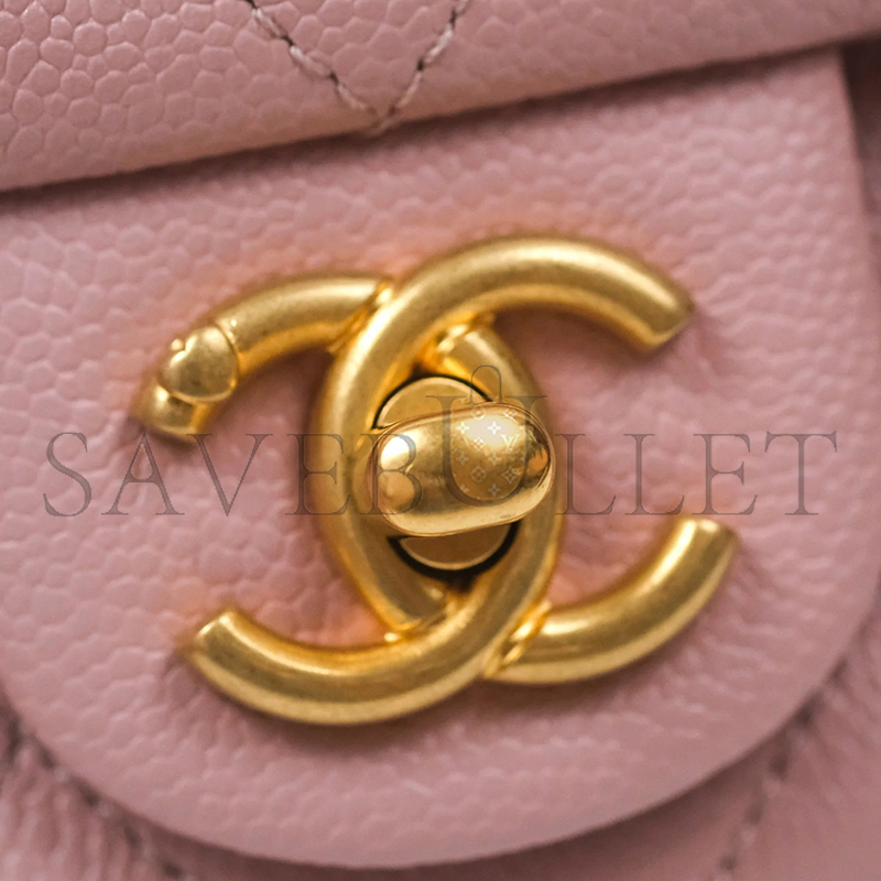CHANEL MASTER CAVIAR QUILTED MINI SWEETHEART FLAP AS4040 (19*13*5cm)