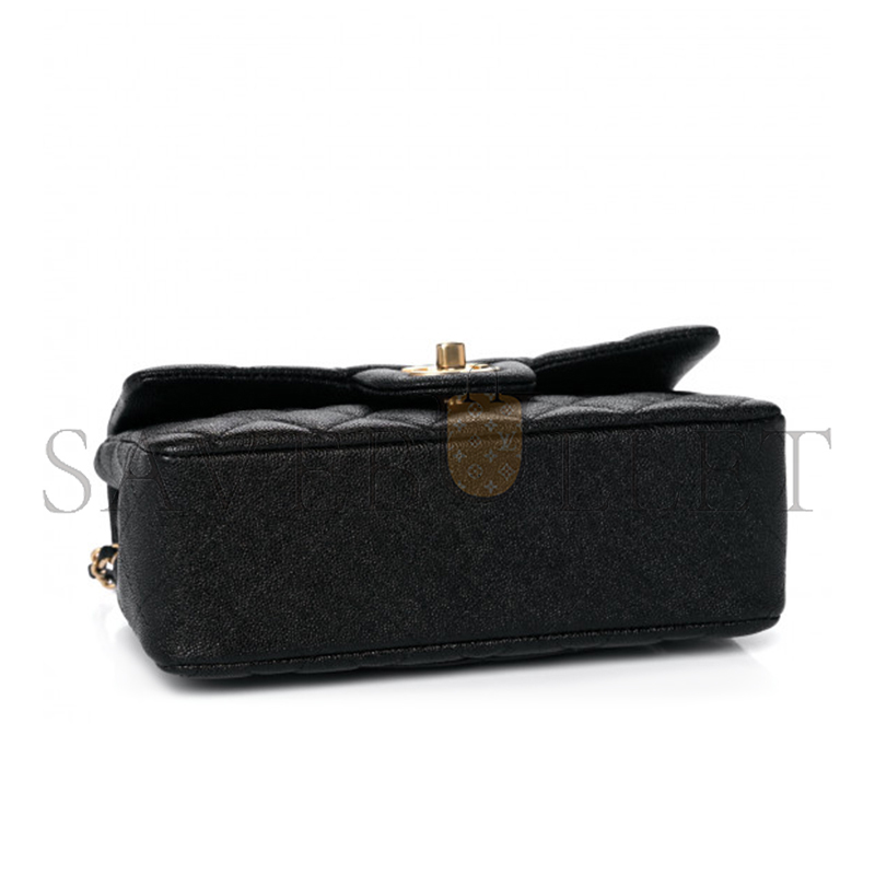 CHANEL MASTER CAVIAR QUILTED MINI TOP HANDLE FLAP 1104674 (20*12*7cm)