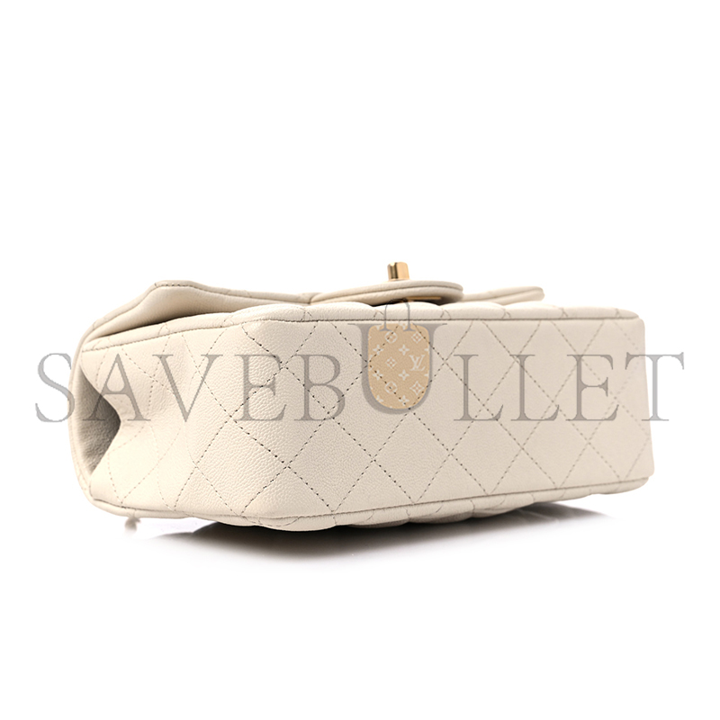 CHANEL MASTER CAVIAR QUILTED MINI TOP HANDLE FLAP AS2431 (20*12*6cm)