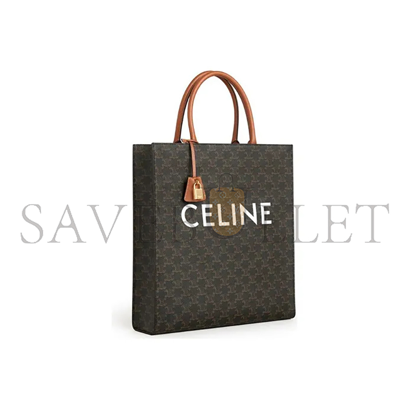 CELINE TOTE IN CABAS TRIOMPHE PRINTED COWHIDE 191492BZK.04LU (39.5*37*9cm)