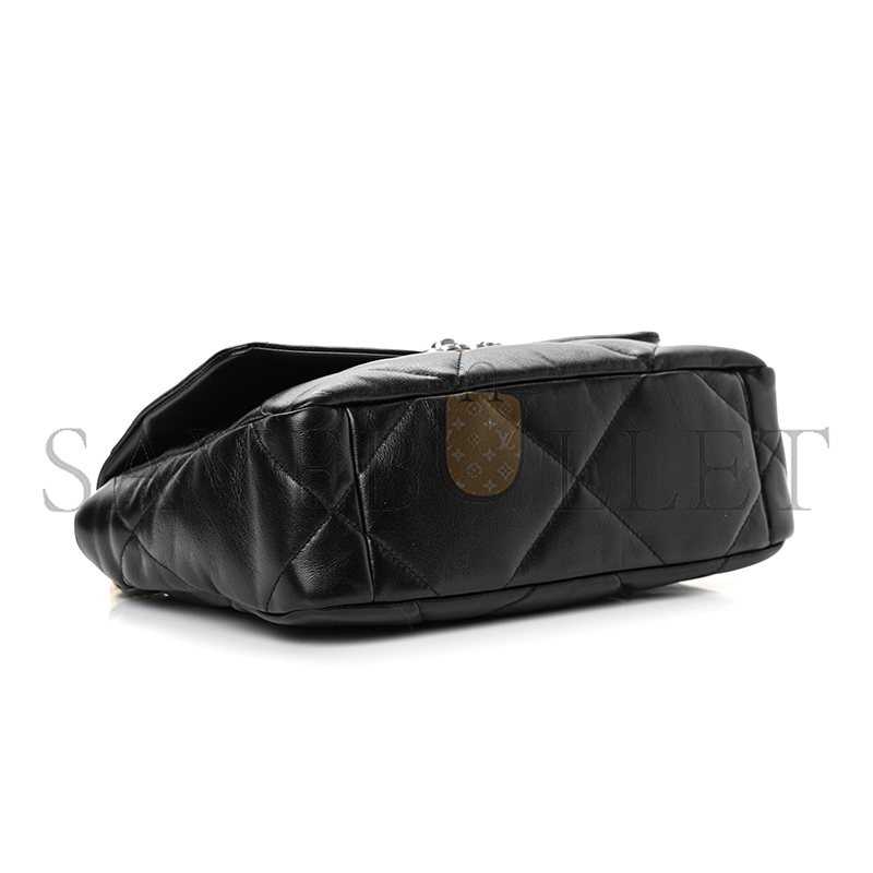 CHANEL MASTER LAMBSKIN QUILTED MEDIUM 19 FLAP AS1160 (26*16*9cm)