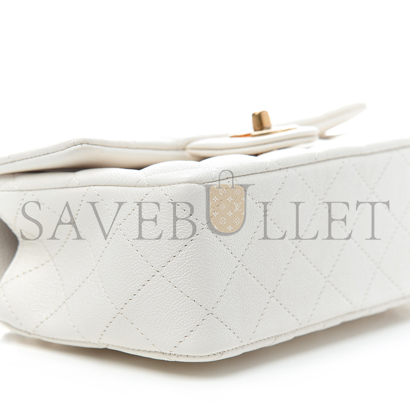 CHANEL MASTER CAVIAR QUILTED MINI TOP HANDLE FLAP AS2431 (20*12*6cm)