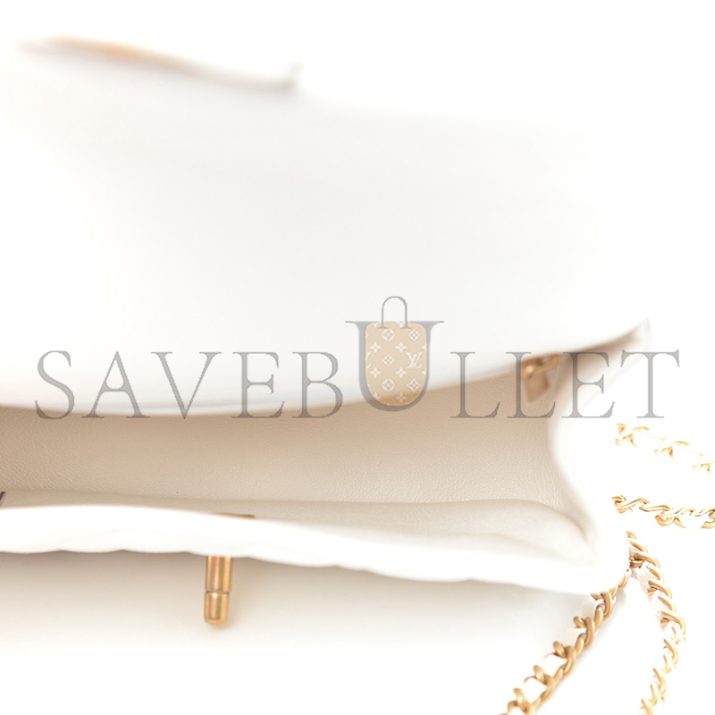 CHANEL MASTER CAVIAR QUILTED MINI TOP HANDLE FLAP AS2431 (20*12*6cm)
