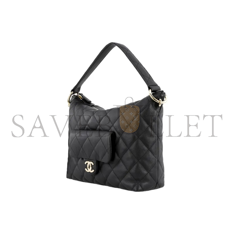 CHANEL MASTER CALFSKIN HOBO HIPPIE HOBO BAG AS4347 (28*22.5*13cm)