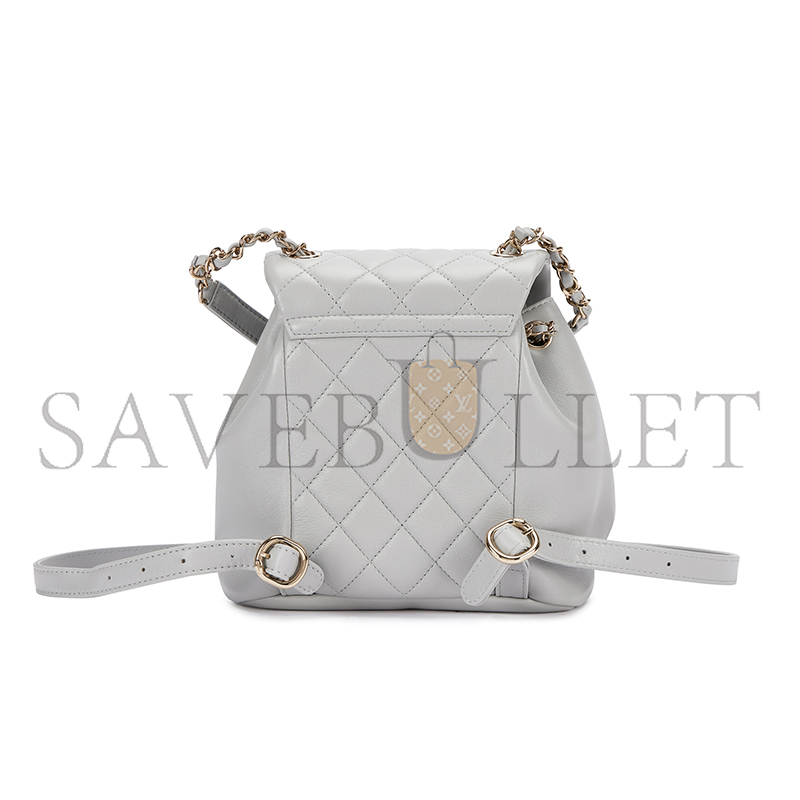 CHANEL MASTER DUMA MINI BACKPACK AS2908 (18.5*18*12cm)