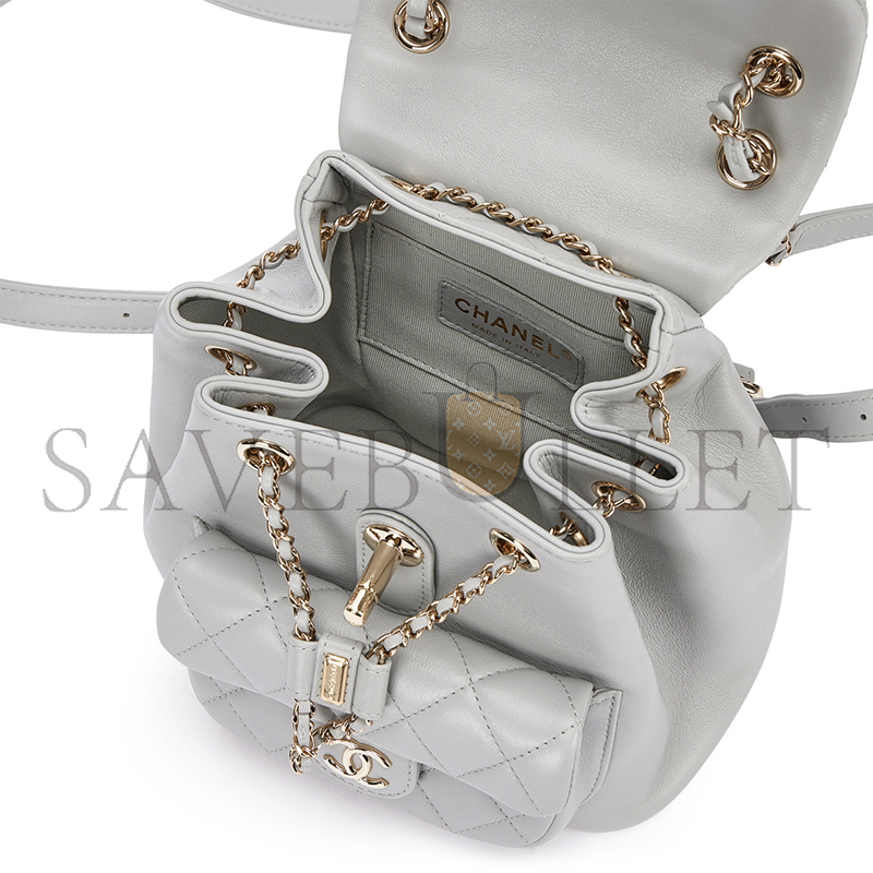 CHANEL MASTER DUMA MINI BACKPACK AS2908 (18.5*18*12cm)