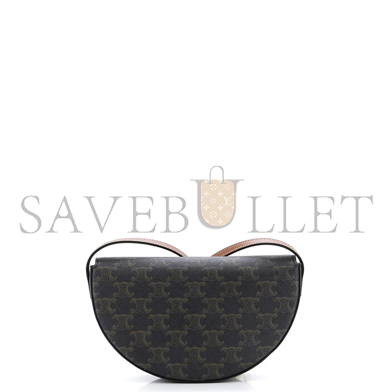CELINE SHOULDER BAG IN BESACE TRIOMPHE FULL LEATHER 111233DU3.04LV (23*13.5*6cm)
