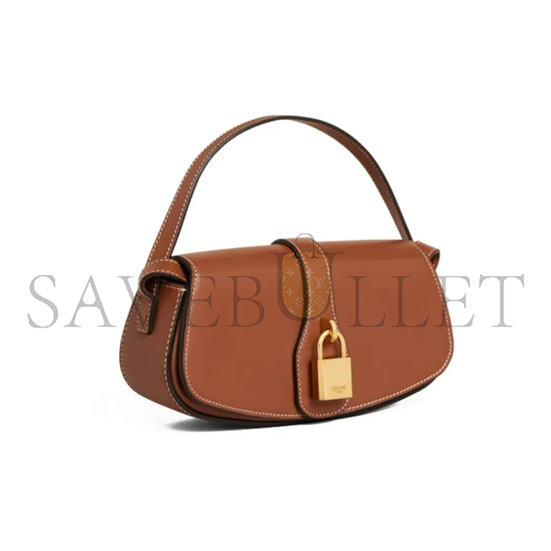 CELINE CLUTCH ON STRAP TABOU IN TRIOMPH SMOOTH COWHIDE 10I593DQ1.04LU (18*8*5cm)