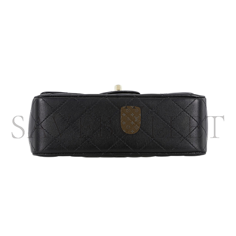 CHANEL MASTER MINI RECTANGULAR TOP HANDLE 23K FLAP AS2431 (20*12*6cm)