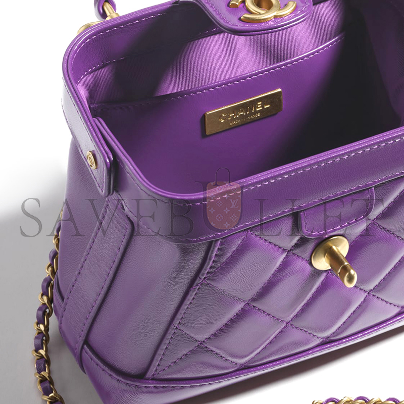 CHANEL MASTER MINI BAG WITH TOP HANDLE AS4958 (18*12*7cm)