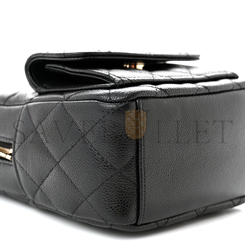 CHANEL MASTER CAVIAR QUILTED CC MINI CLASSIC BACKPACK AP3753 (18*13*9cm)