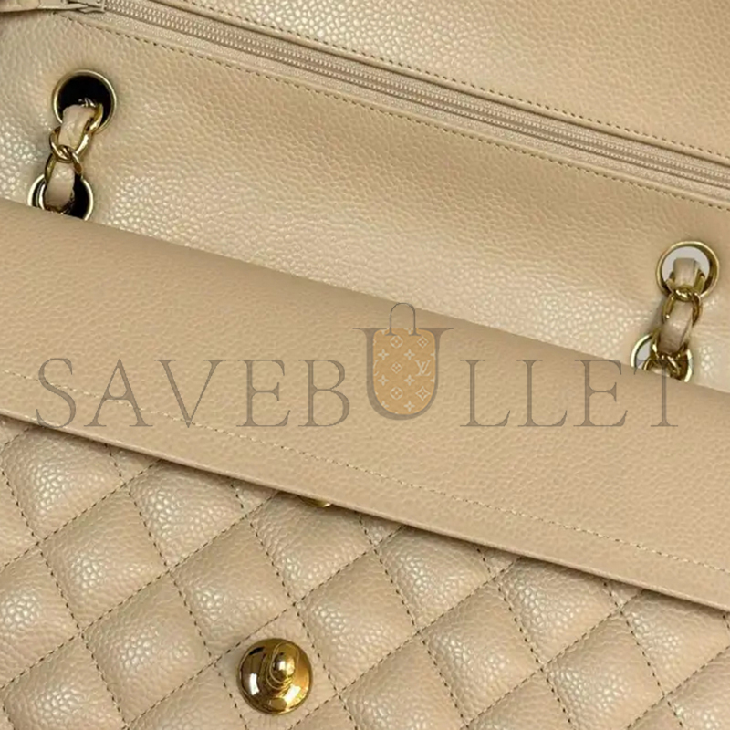 CHANEL CAVIAR QUILTED MEDIUM DOUBLE FLAP 1507170 (25.5*15.5*6.5cm)