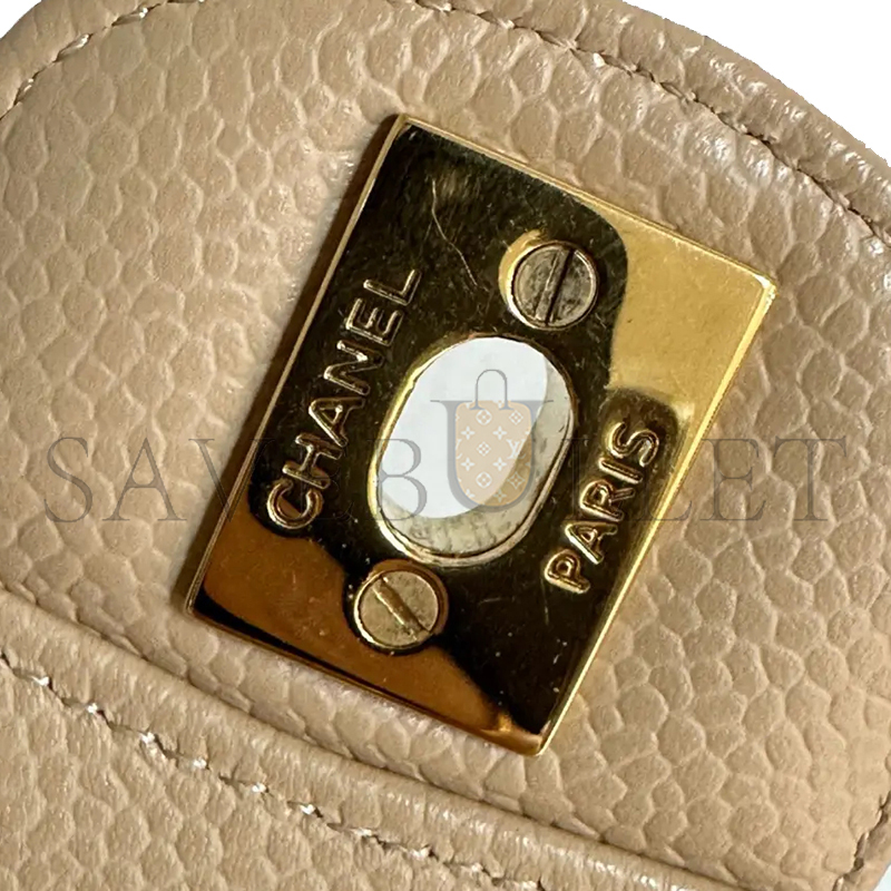 CHANEL CAVIAR QUILTED MEDIUM DOUBLE FLAP 1507170 (25.5*15.5*6.5cm)