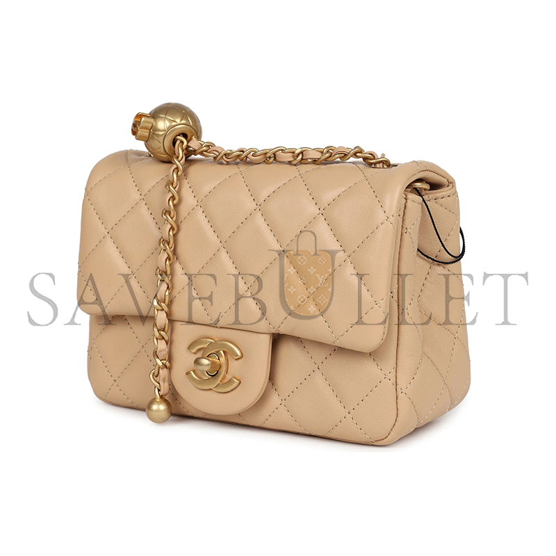 CHANEL MINI SQUARE PEARL CRUSH FLAP BAG AS1786 (17*13*8cm)