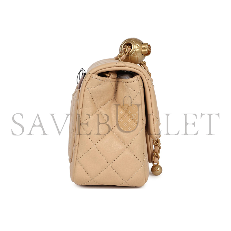 CHANEL MINI SQUARE PEARL CRUSH FLAP BAG AS1786 (17*13*8cm)