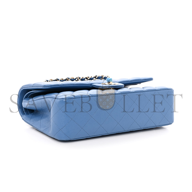 CHANEL CAVIAR QUILTED MEDIUM DOUBLE FLAP AS1112 (25*15*6cm)
