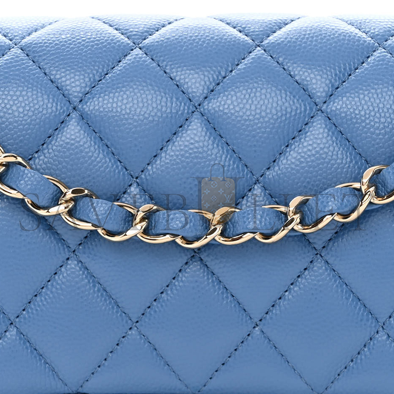 CHANEL CAVIAR QUILTED MEDIUM DOUBLE FLAP AS1112 (25*15*6cm)